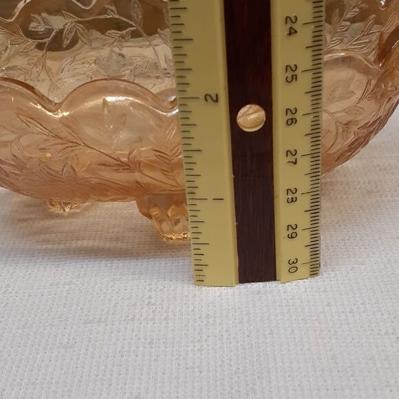 Jeanette Florigold carnival Depression glass, 3-pc bundle - Picture 7 of 9